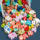 幼儿童串珠子玩具益智力训练专注力男女孩精细动作早教1一2岁宝宝