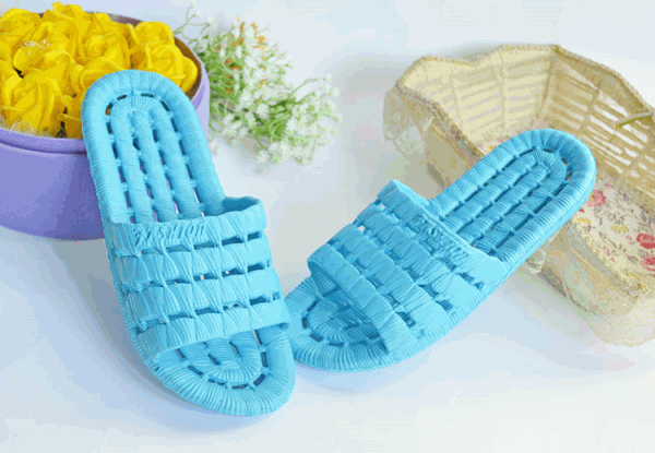 Mùa hè 2018 màu đơn giản phòng tắm tại nhà ký túc xá dép unisex không thấm nước chống trượt rỗng nhẹ thoáng khí giày sandal đế cao