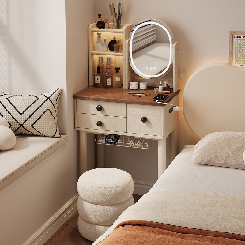 Super Stylish Internet-Famous Small Dressing Table, Best-Selling Bedside Corner Compact Makeup Cabinet, Specially Designed for Bedrooms, Does Not Take up Space Super Stylish Internet-Famous Small Dressing Table, Best-Selling Bedside Corner Compact Makeup Cabinet, Specially Designed for Bedrooms, Does Not Take up Space