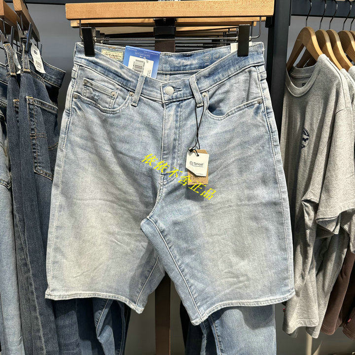 Levis Genuine 2026 Summer Men's Cool Sun Protection 478 Loose Denim Shorts 001Jm-0016