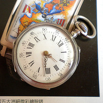 Qing Dynasty Silver Pocket Watch Carved Case No. 1