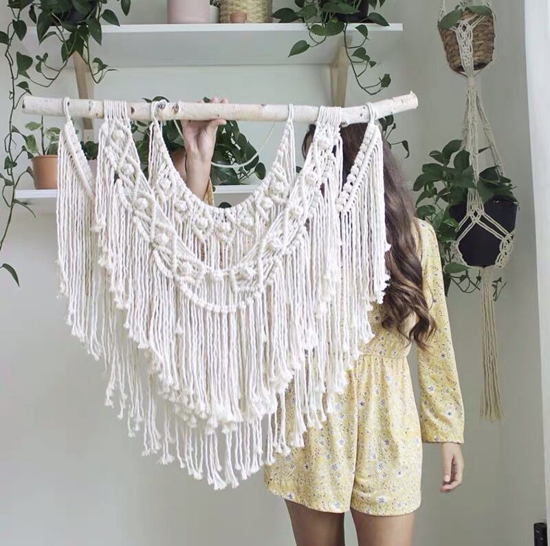 American Countryside Weaving Tapestry Folk Juku Soft Fitting Living Room Bedside Hanging Cloth Decorated Wall Tapestries