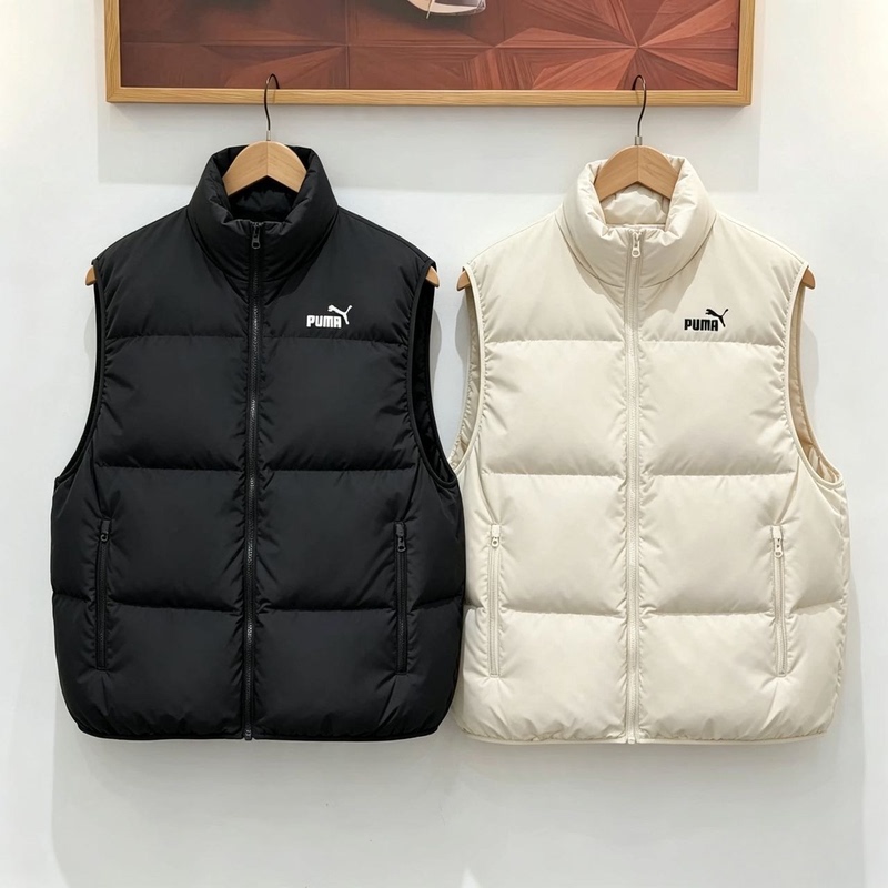 Puma New Men's Sports Casual Warm Windproof 80 down Vest Jacket 693533 Puma New Men's Sports Casual Warm Windproof 80 down Vest Jacket 693533