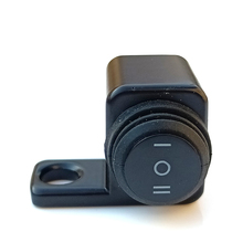 Motorcycle rearview mirror seat modified far and near light switch electric vehicle reflector spotlight power off waterproof metal switch