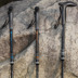 Trailblazer sợi carbon trekking cực carbon kính thiên văn cong tay cầm T xử lý mía cũ nạng siêu nhẹ ba phần siêu ngắn - Gậy / gậy gậy chống lưng Gậy / gậy