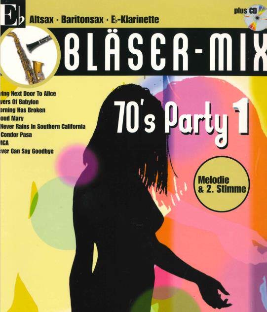 110-Saxophone Accompaniment 70s To The 70s Disco Blaser-Mix-70s Party (Eb) 8 First