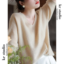 Foreign Trade Womens Clothing Special Cabinet French Italian Brand Cut and Cut Clear Cabin Outlet of the Euro High-level Cashmere Needle Weaters