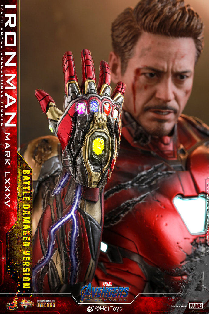 Hot Toys MMS543 1/6 Avengers 4: Final Battle Marvel Universe Iron