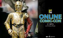(First order)HT HotToys 2017 SDCC Star Wars etiquette robot c-3po Little Golden Man