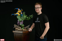 (Physical spot)Sideshow 200216 23 inch Marvel Comics Hulk vs Wolverine