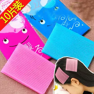 Korean adult children Girl sticky hair stickers Liuhai stickers hair accessories broken hair fixed non-trace fabric Velcro artifact