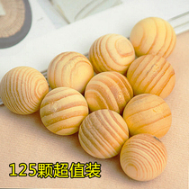 Home Camphor Ball Damp-proof fragrant Zhangwood wardrobe Insect Repellent Cockroach Wood Balls Go to Smell Fragrant Wood Pearl Zhangencephalballs