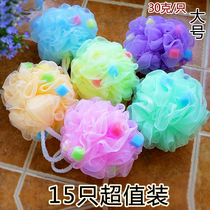 Bath bath ball big cute color sponge bath ball playing bubble Big Bath Bath Bath wipe soft bath flower