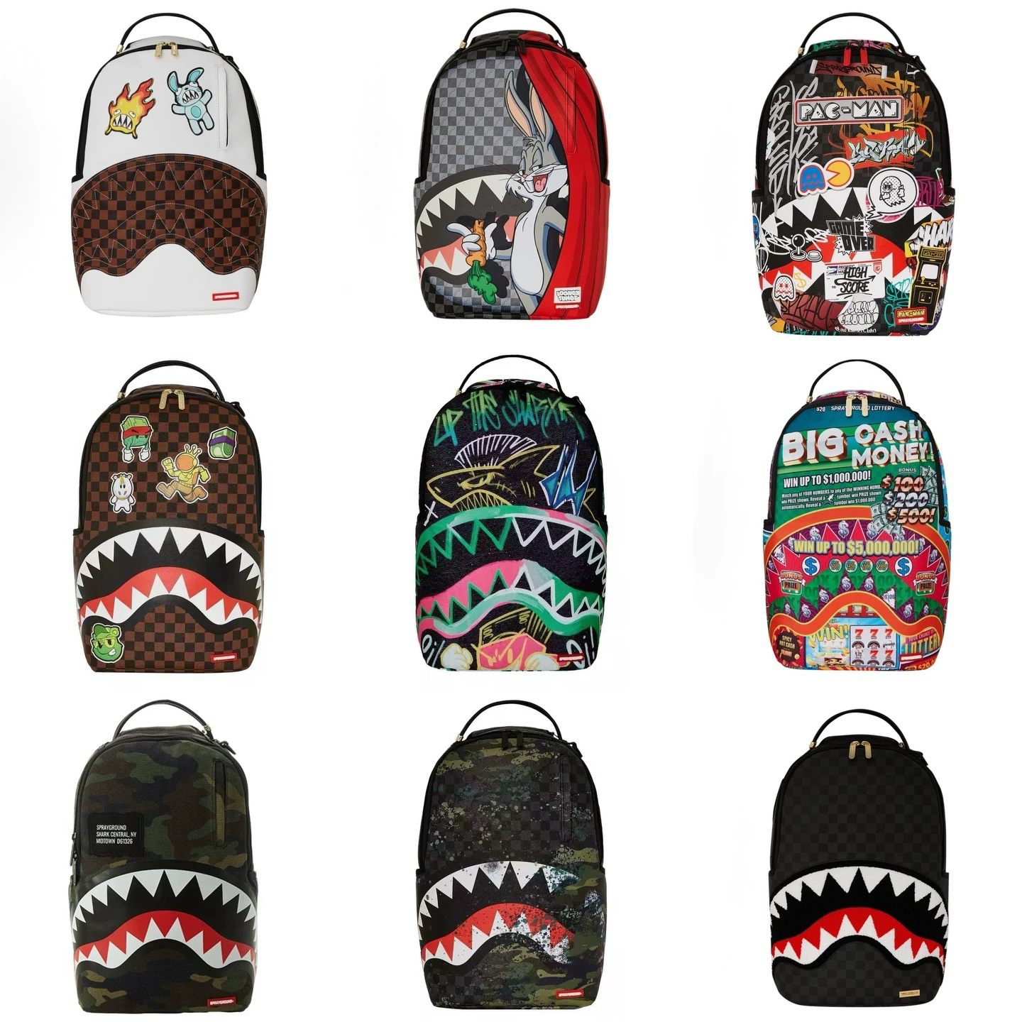 Рюкзак-лето SprayGround Shark, стильный летний рюкзак для мужчин и женщин
