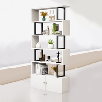 Bookshelf floor partition shelf simple creative childrens living room modern office bedroom home storage locker