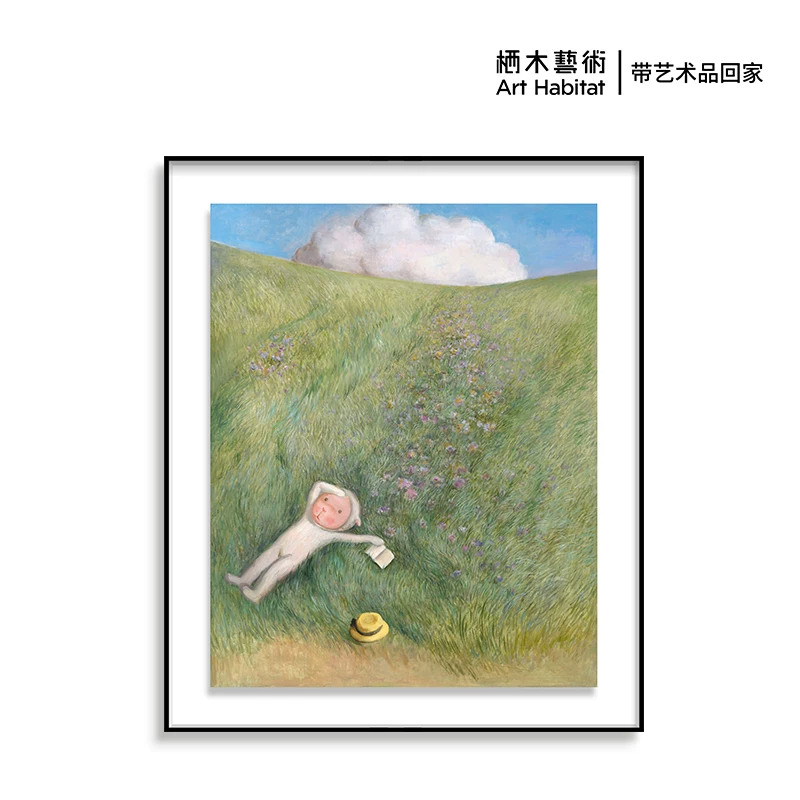 Qimu Art X Ян Юйюан художник оригинальная подпись принт ограниченный выпуск 99 экземпляров для гостиной