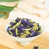 Сухой бабочка Douhua Dry Flower Milk Tea Shop Special Blue Butterfly Flower Tea Запеченное пигмент пигмент пигмент пигмент не -баттерфлайский порошок цветочный чай