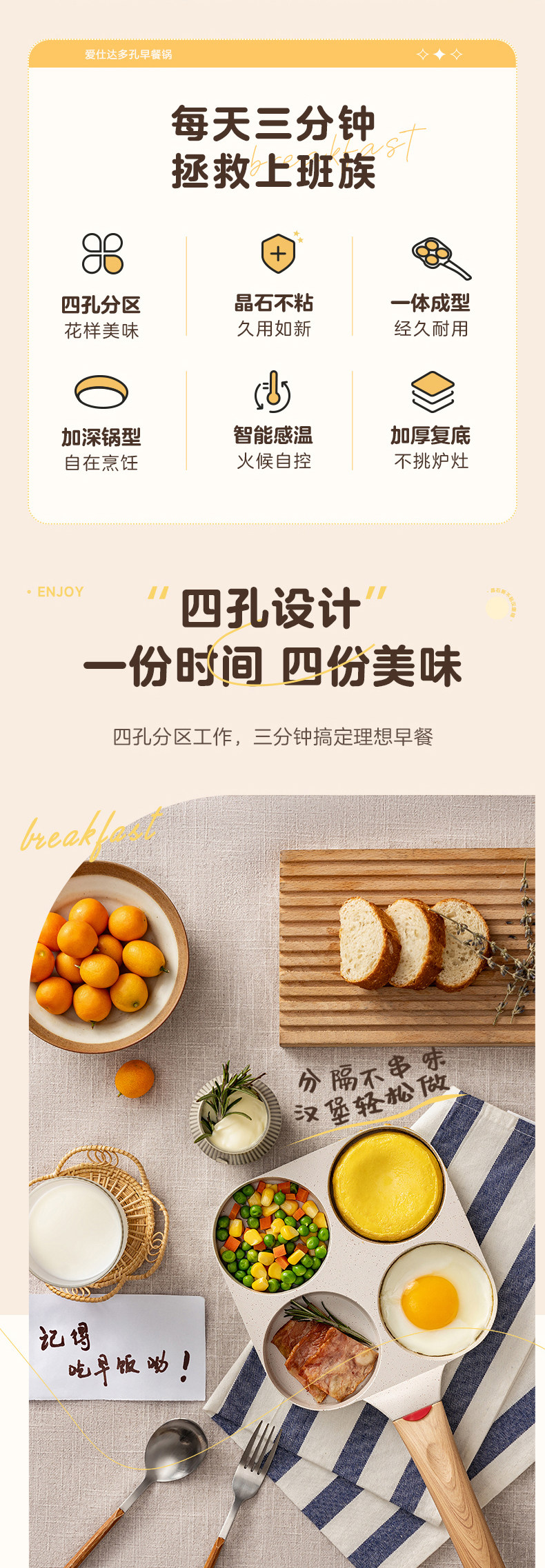 愛仕達雞蛋漢堡機平底鍋
