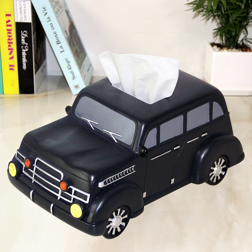 Креативная милая автомобильная бумажная коробка гостиная высокая -световая роскошная бумага для насосной коробки дома минималистская современная коробка для ванной комнаты коробка для ванной комнаты