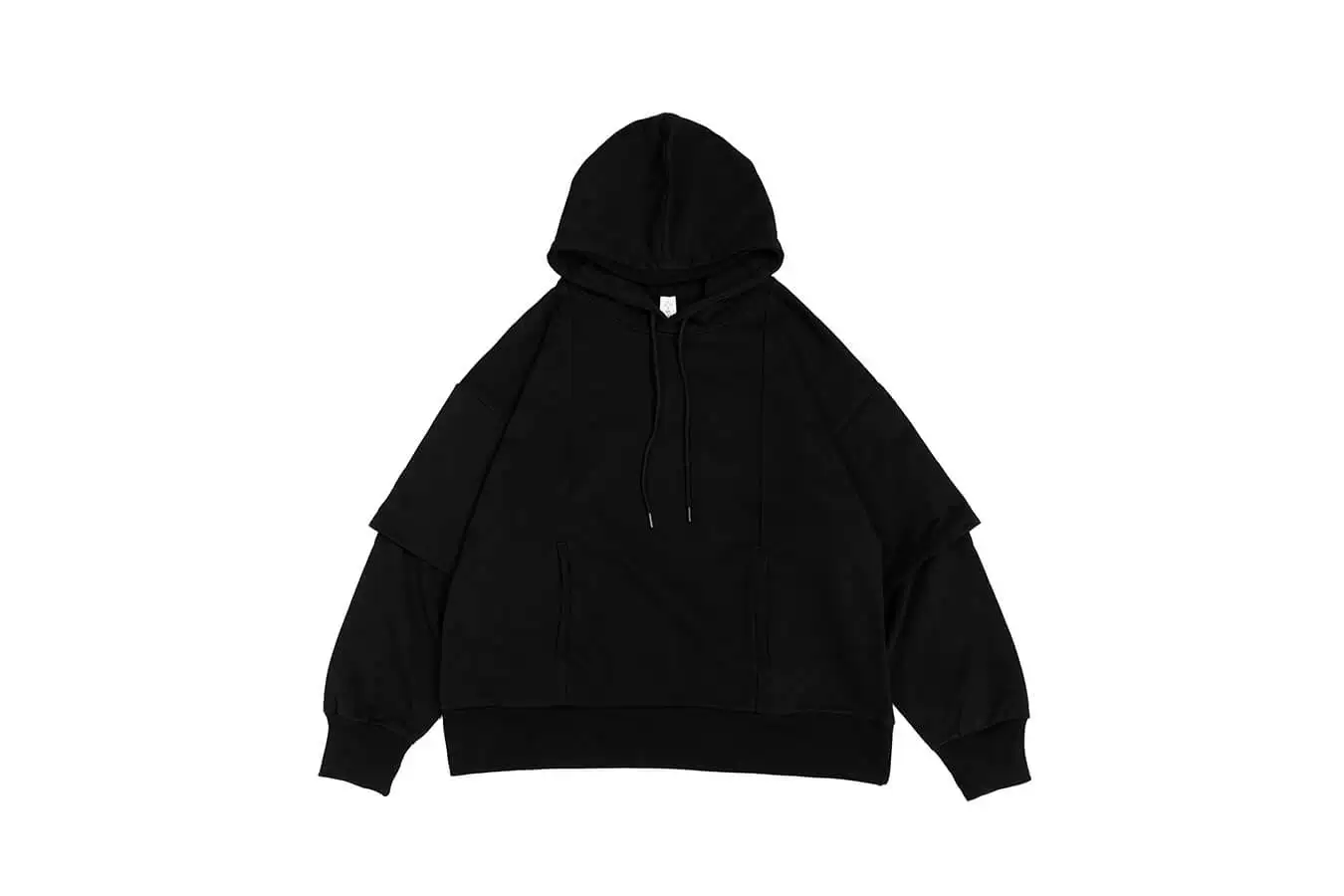 Nanrari 23 A/W 23-EM. Пикантная броня худи геометрическая резка резки