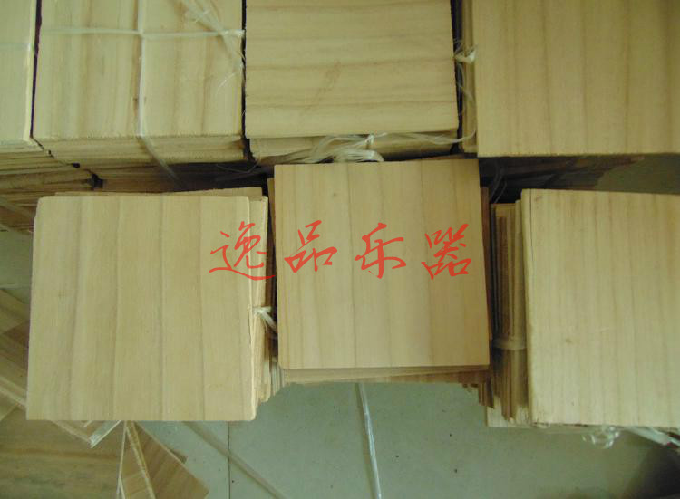 [Chính hãng] phụ kiện nhạc cụ Henan Lankao Paulownia Bảng âm thanh Banhu bán hàng trực tiếp nhà máy 13 * 13cm - Nhạc cụ dân tộc đàn bầu