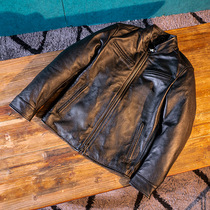 Mochen mens leather leather jacket speed eight-level cow jacket casual trend
