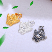 s925 - Bird Pengbird Pengyu Tibetan Pengyu Tibetan Pengyu Hangpeng with Buddha Accessories for men and women