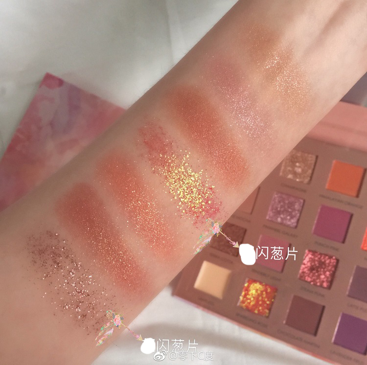 Fairy Eyeshadow Fiel Deer 16 Color Eye Shadow Matte Pearlescent Mermaid Hue Hu * a Desert Rose Màu thay thế - Bóng mắt phấn mắt 4 ô