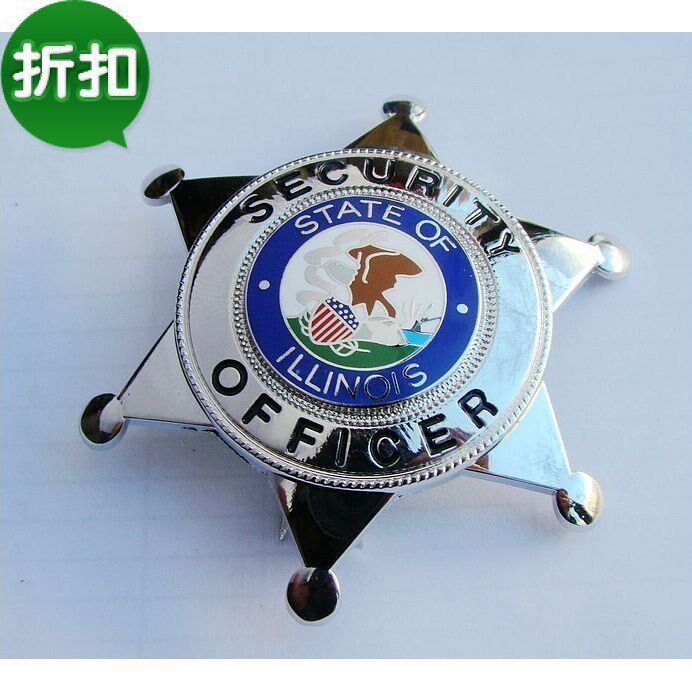 U.S. Badge U.S. Texas Metal Badge U.S. Detective Badge Collection COS Badge