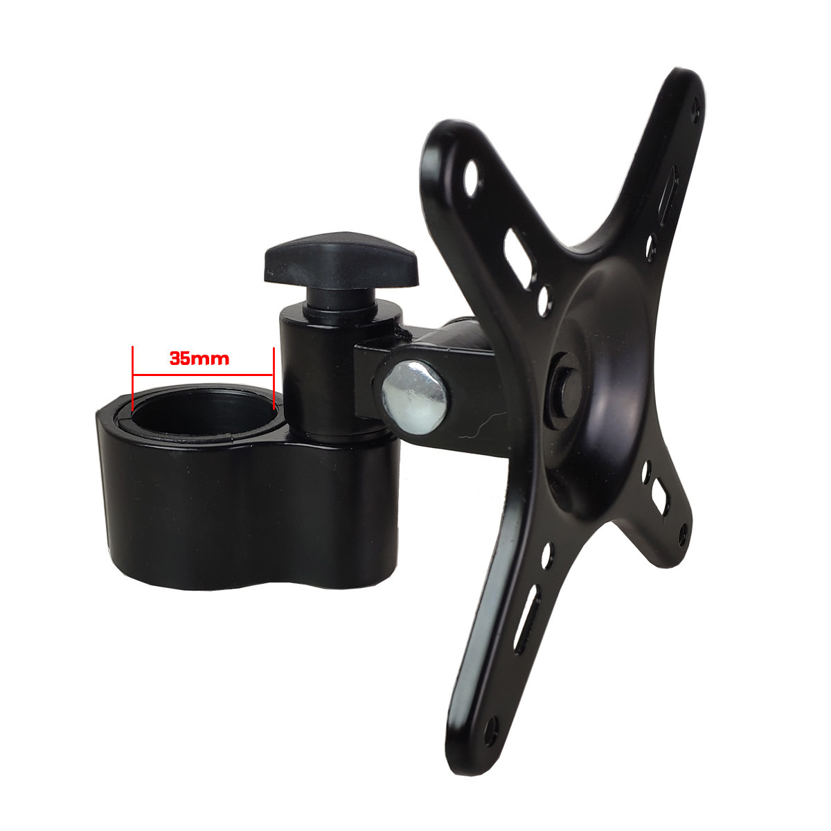 14-28 inch aluminum alloy clamp tube type spin adjustable LCD TV computer screen bracket wall mount