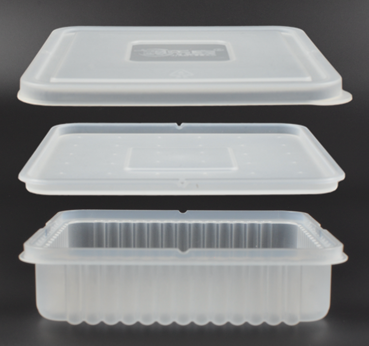 Fermented Lapel Fermentation Box Special Natto Bean Tianbe Double Cover Type Fermentation Square Box Environmental Protection Container