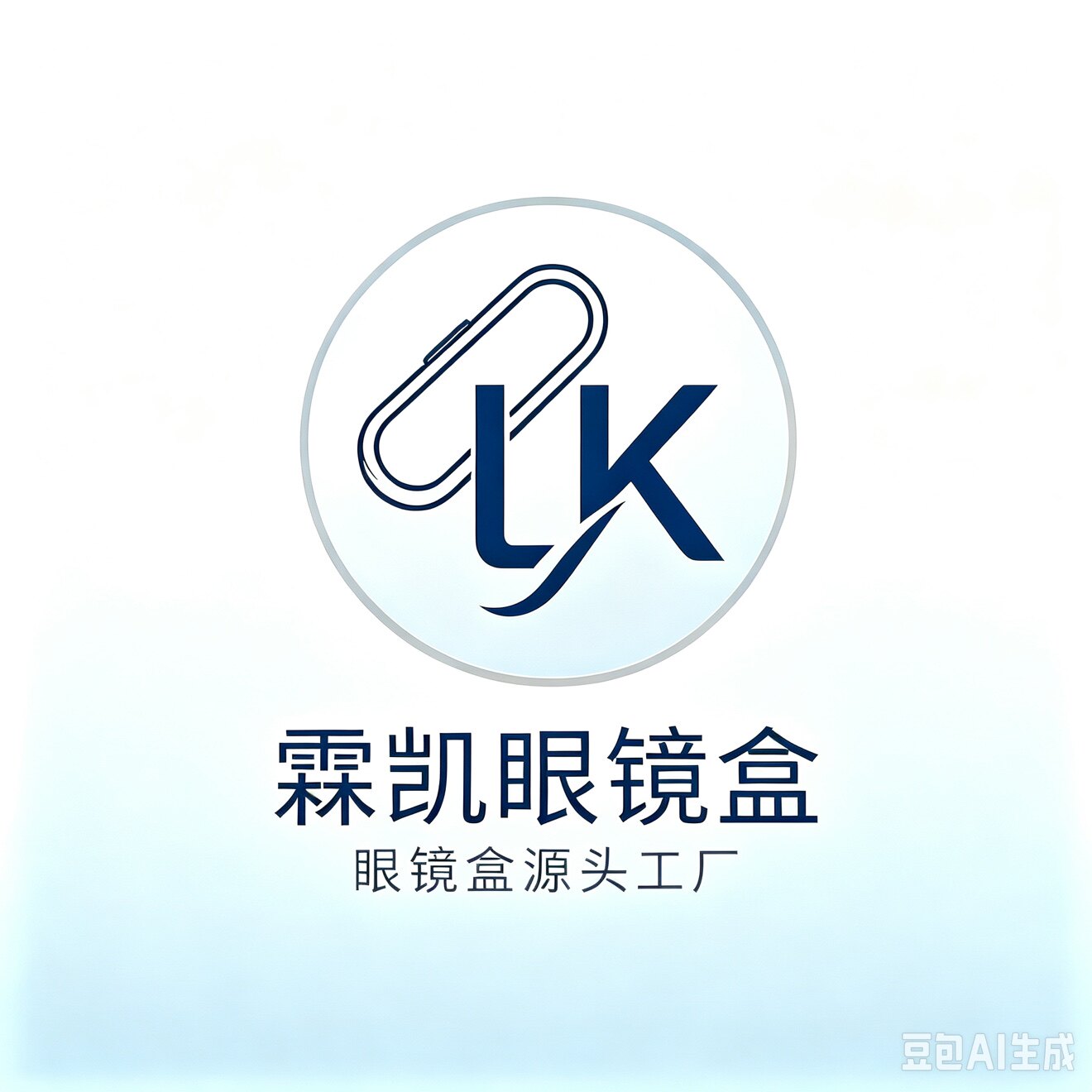 霖凯眼镜盒包装的LOGO