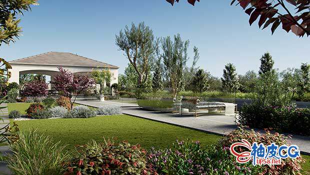 3DSMAX / VRay / Corona园林设计灌木树木植物3D模型素材