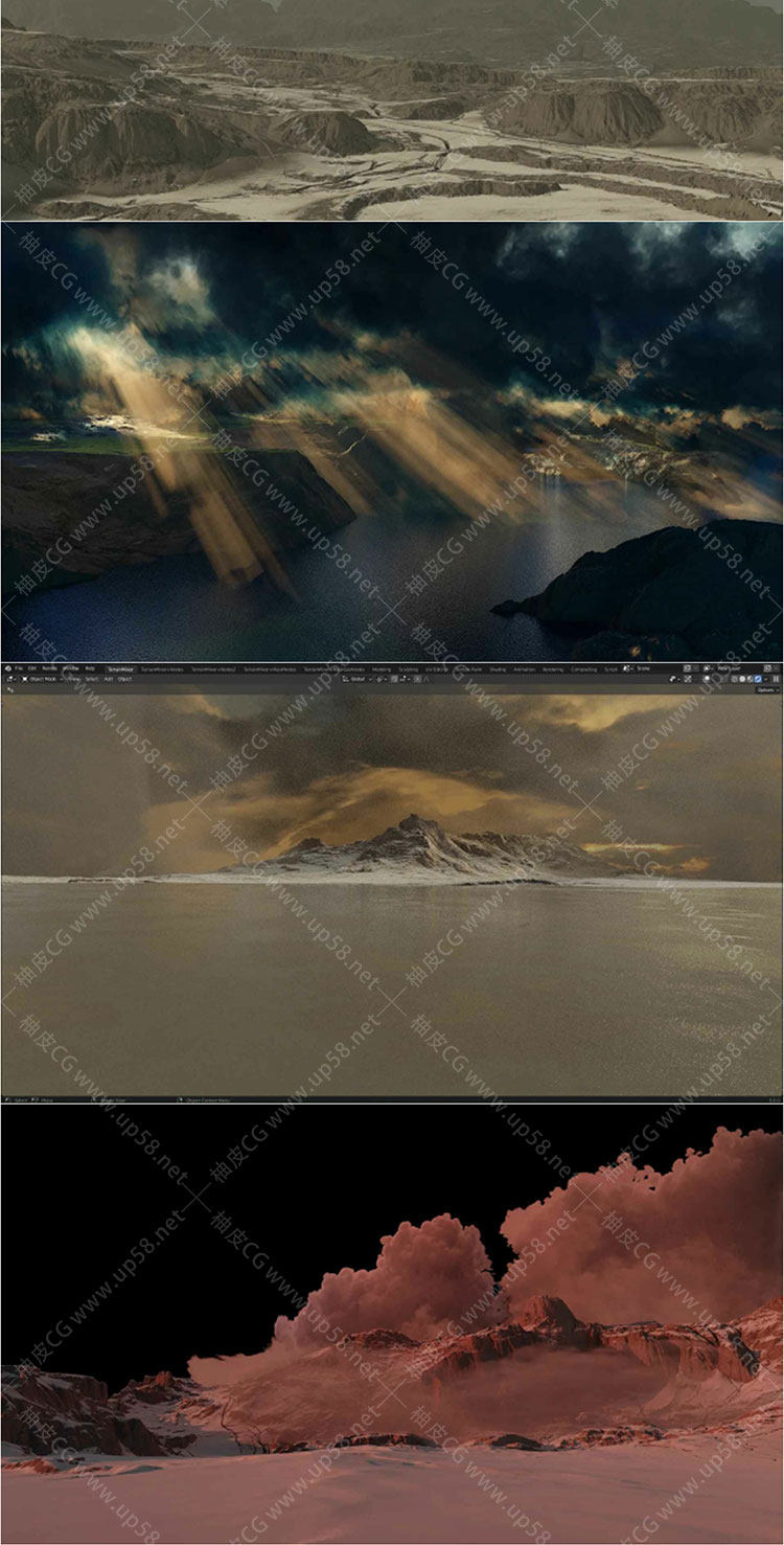 [汉化版]Blender高效的地形材质混合与创建工具Terrain Mixer v3.1.3+中文字幕教程