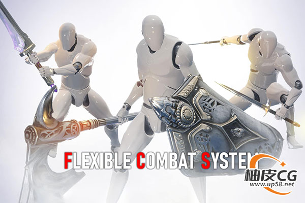 Unreal Engine蓝图游戏开发角色战斗系统Flexible Combat System5.3+视频教程