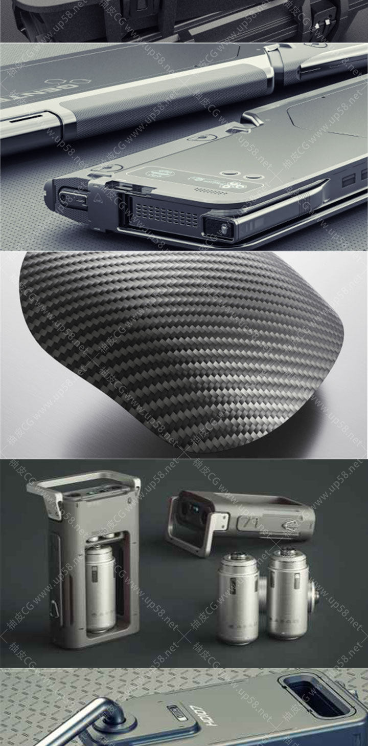 Blender模型硬表面材质纹理插件MaterialWorks(中文字幕教程)+资源库