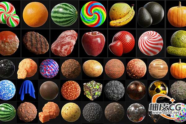Blender终极程序化材质预设包Ultimate Blender Procedural Material Pack v22+中文字幕教程