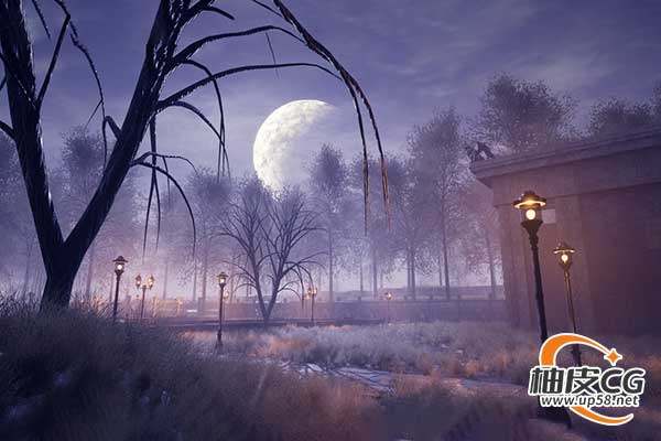 Unreal Engine影视游戏恐怖惊悚虚拟场景环境包