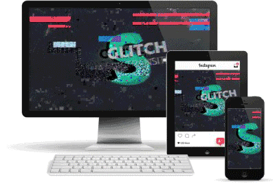 AE模板 AE脚本 700+高科技数字信号干扰失真雪花噪点故障无缝视频转场特效