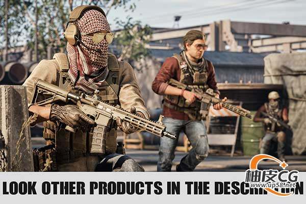 Unreal Engine游戏开发中东军事人物即用型模型素材包+中文字幕视频教程