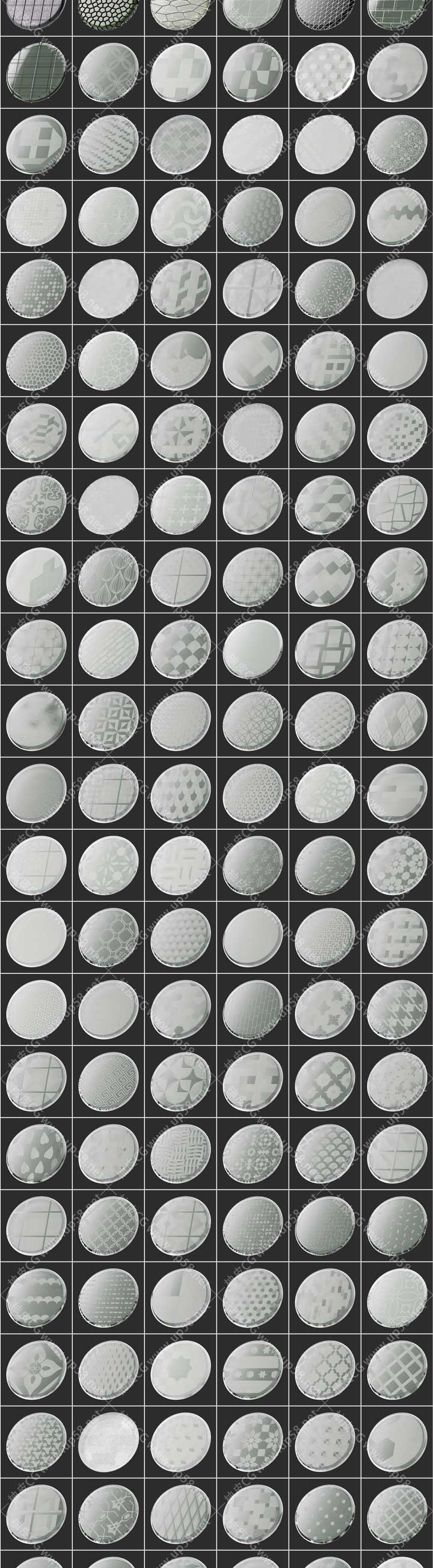 500+高品质塑料玻璃冰块凝胶半透明Substance材质纹理合集