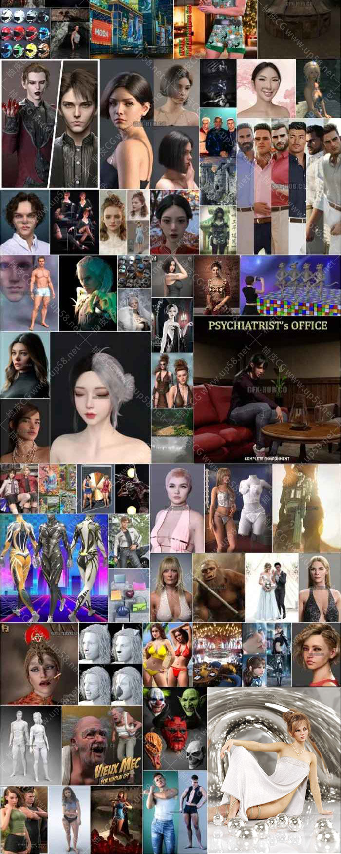 Daz studio 3D角色模型素材合集2026年度1月第三波