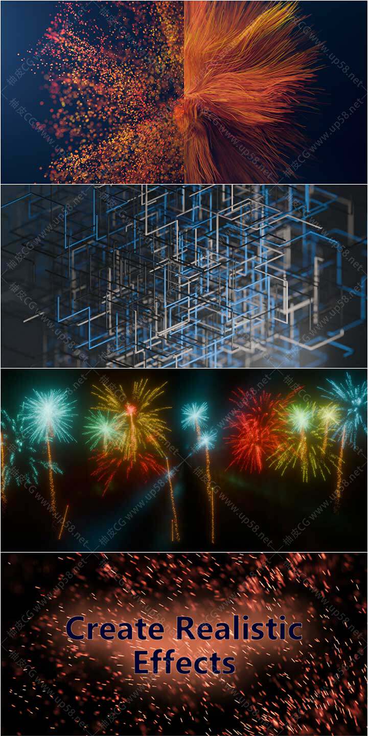 [中文汉化版]Blender高级粒子系统生成工具Pro Particles V5.1.0