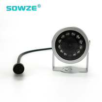 AHD infrared on-board camera 1.3 million goose-egg waterproof car Outer four-core aviation head 12V powered vehicle travel