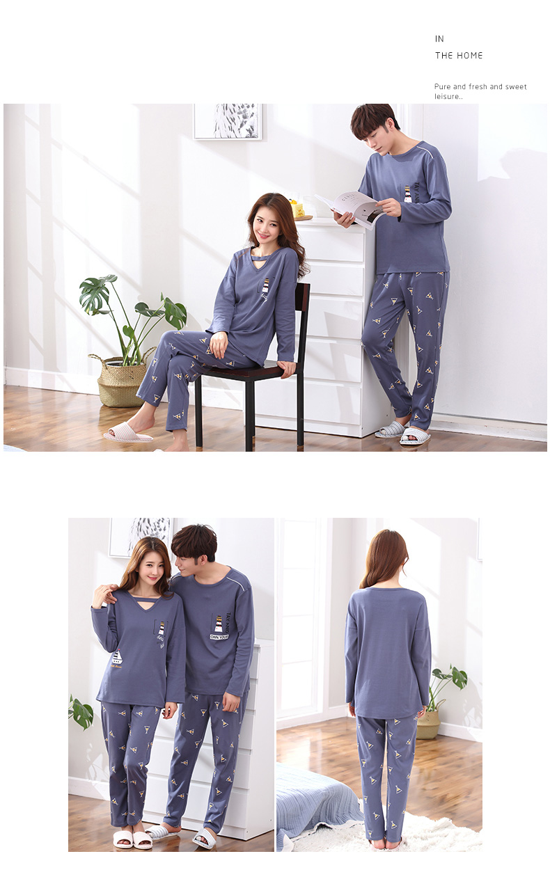 Pyjama mixte en Coton à manches longues - Ref 2988370 Image 12