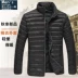 Áo khoác nam cotton ngắn ngắn trung niên Áo thun cotton mỏng nhẹ cho nam