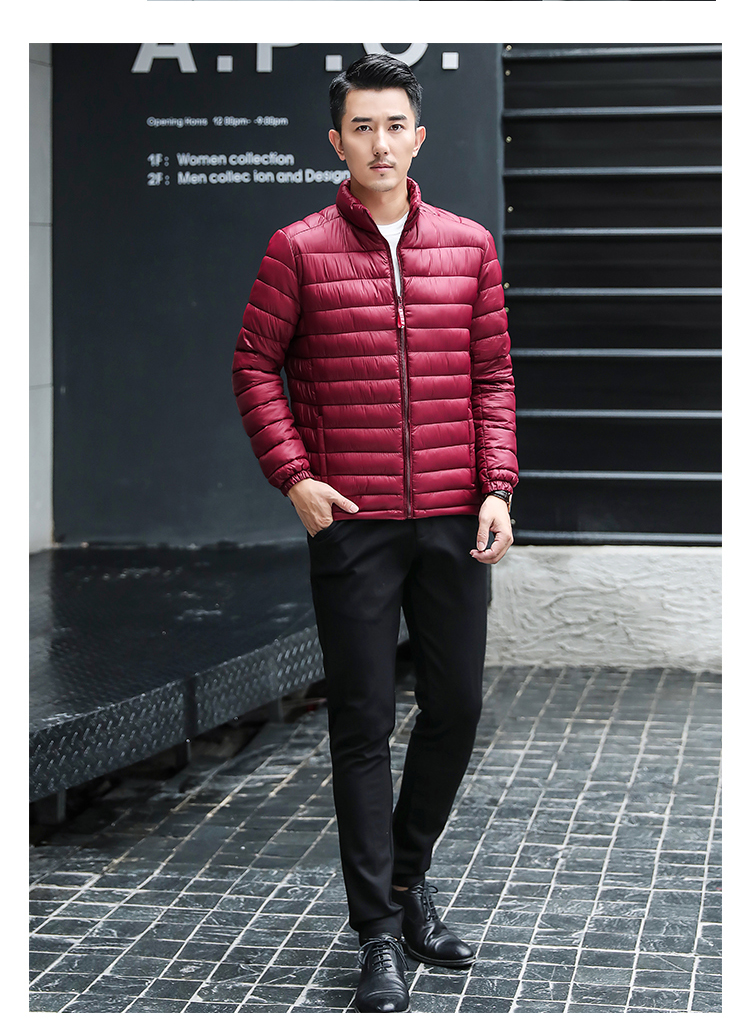 Áo chống rét mùa đông nam cotton ngắn phần trẻ trung và trung niên cỡ lớn áo khoác giản dị Hàn Quốc xuống đệm bông áo dạ nam