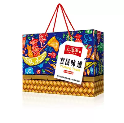 Three Gorges specialty earth Taoist Yichang flavor six-bottle gift box 3 varieties of beef sauce Shiitake mushroom fermented bean curd 6 bottles