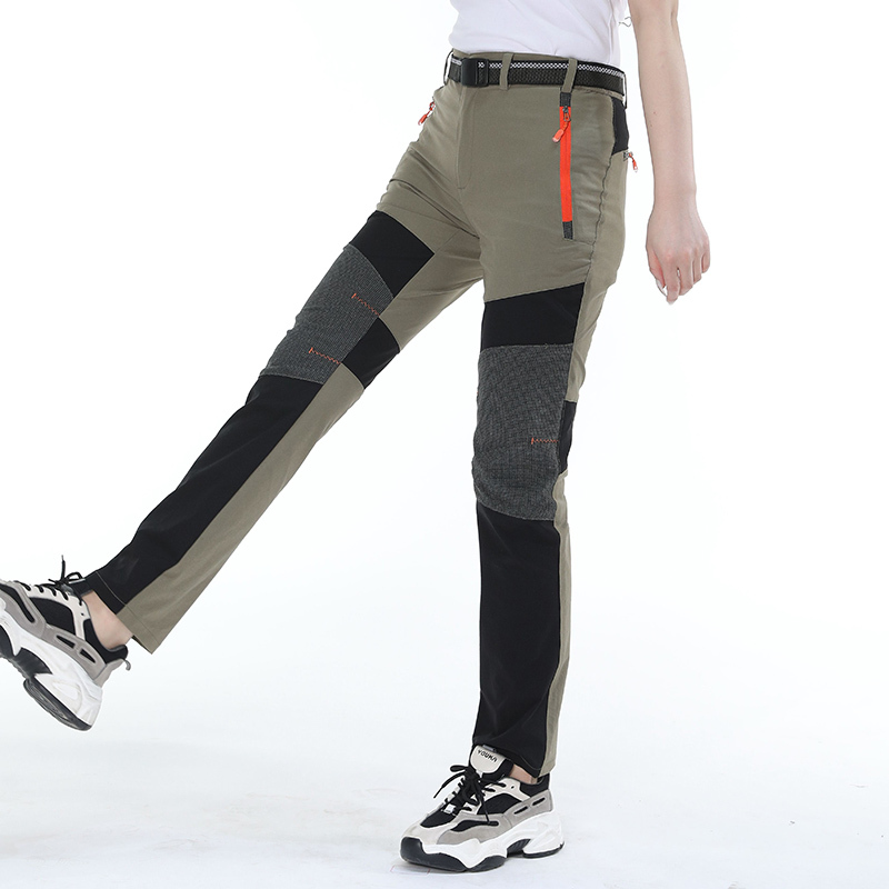 Quick-Drying Pants for Women, Suitable for Outdoor Hiking in Summer, Thin Running Pants, Ultra-Light Sports Elastic Outdoor Breathable Mountaineering Patchwork Pants, Plus Size for Men