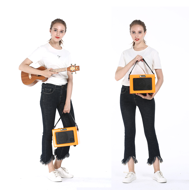 LPTA Rubiks Cube 3 Ukulele Loa Guitar Âm thanh Loa Di động Sạc Dân gian Thu nhỏ Hiệu suất Chơi - Loa loa loa bmb 2000